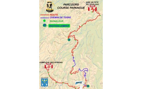 PARCOURS COURSE PAPANGUE 2012