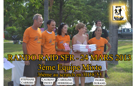 RANDO RAID SFR - 24 MARS 2013