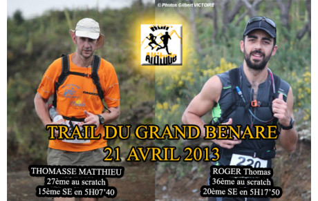 TRAIL DU GRAND BENARE 2013