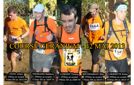 COURSE DU GERANIUM 2013